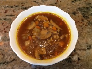 Three Mushroom Barley Soup