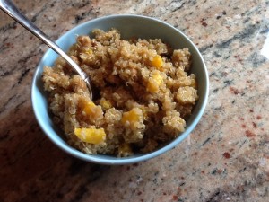Quinoa with Roasted Chick Peas and Squash