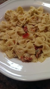 Farfalle with Tuna and Goat Cheese