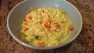 Creamed Corn with Red Peppers