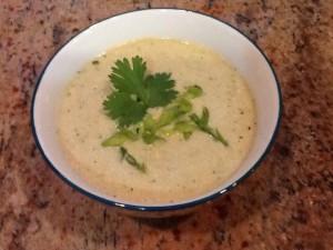 Chilled Asian Corn Soup