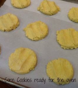 Cookies ready for baking