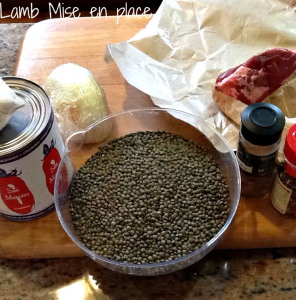 Braised Lamb Shanks and French Lentils