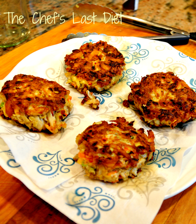 Crab cakes done