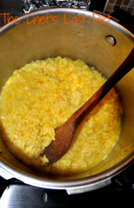Saffron risotto